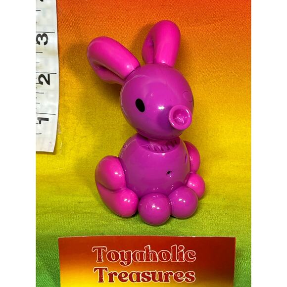 Squeakee Minis Poppy the Balloon Bunny Mini Figure - Picture 2 of 3
